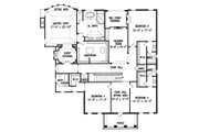Colonial Style House Plan - 5 Beds 5.5 Baths 5726 Sq/Ft Plan #54-133 