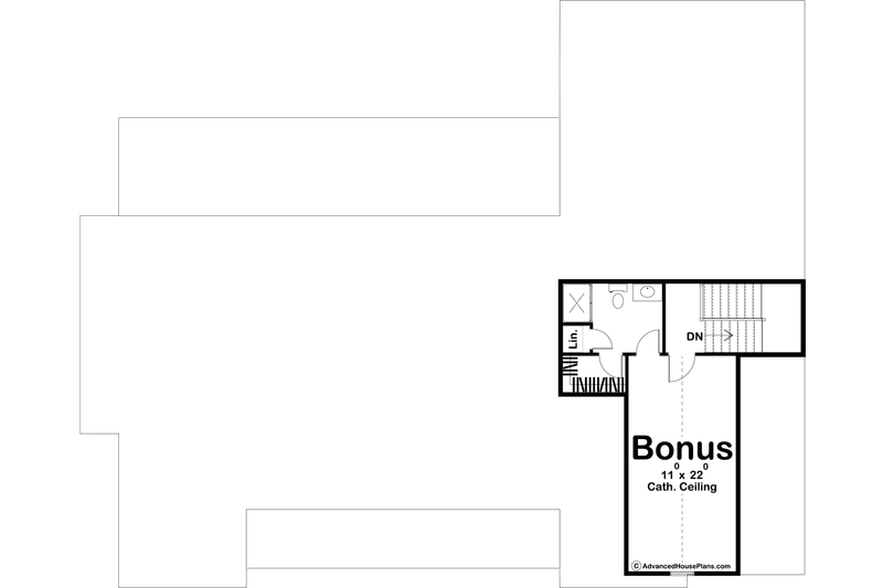 Dream House Plan - Floor Plan - Upper Floor for Modern House Plan #455-300 - 4 bed, 2.5 bath