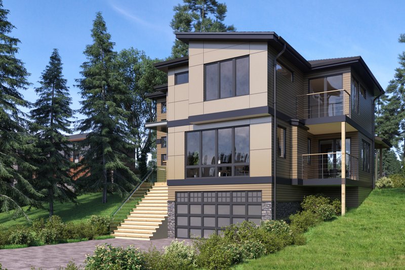 Dream House Plan - Exterior - Other Elevation for Contemporary House Plan #1066-293 - 3 bed, 2.5 bath