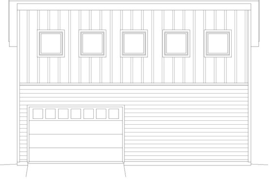 Exterior - Other Elevation for Contemporary House Plan #932-761, 0 bath