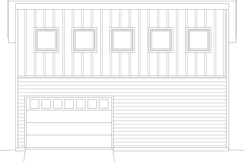 House Design - Exterior - Other Elevation for Contemporary House Plan #932-761, 0 bath