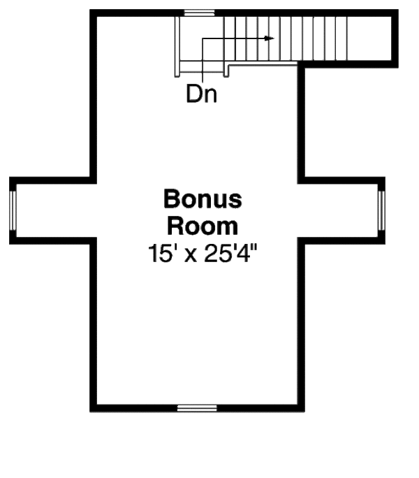 Craftsman Floor Plan - Upper Floor Plan #124-660