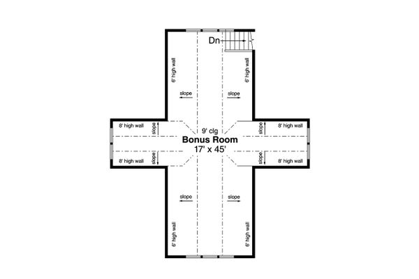 House Blueprint - Traditional Floor Plan - Upper Floor Plan #124-1227