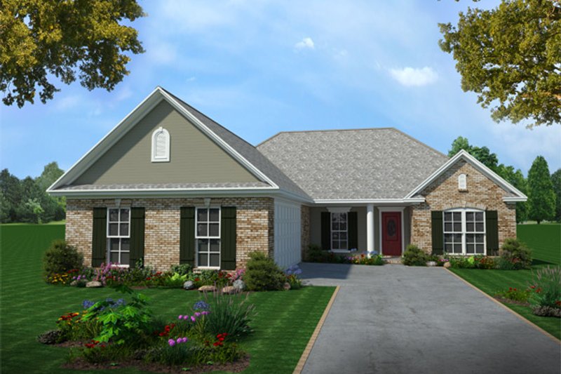 Home Plan - Traditional Exterior - Front Elevation Plan #21-160
