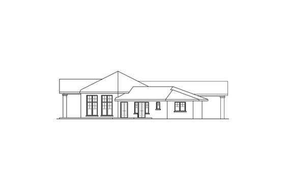 Exterior - Other Elevation for Prairie House Plan #124-904 - 3 bed, 2.5 bath