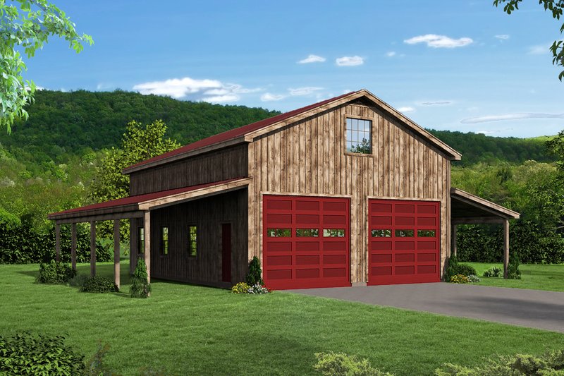 House Plan Design - Farmhouse Exterior - Front Elevation Plan #932-31