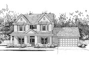 Country Style House Plan - 4 Beds 3 Baths 2127 Sq/Ft Plan #120-133 