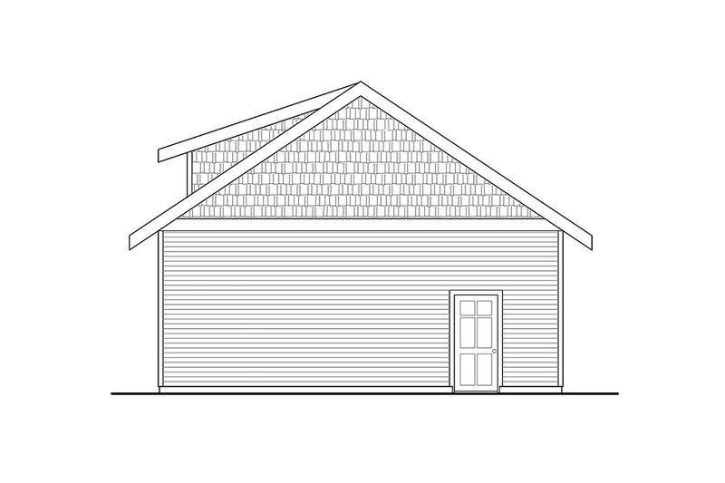 Home Plan - Exterior - Other Elevation 1 for Traditional House Plan #124-1435, 0 bath