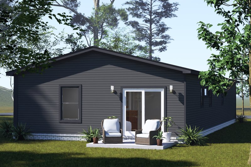 Home Plan - Exterior - Other Elevation 2 for Modern House Plan #513-2495 - 3 bed, 2 bath