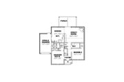 European Style House Plan - 4 Beds 3 Baths 1511 Sq/Ft Plan #34-233 
