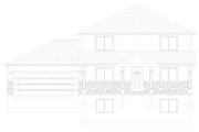 Farmhouse Style House Plan - 3 Beds 2.5 Baths 1820 Sq/Ft Plan #1060-441 Exterior 