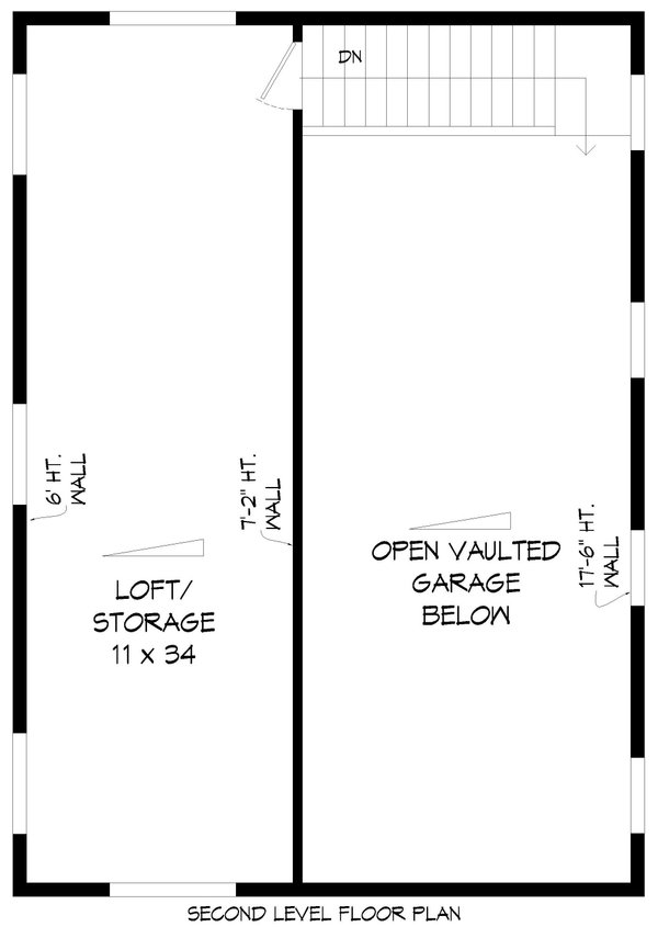 Architectural House Design - Contemporary Floor Plan - Upper Floor Plan #932-1251