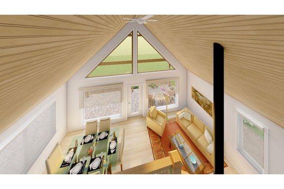 Interior - Other for Cabin House Plan #126-243 - 2 bed, 2 bath