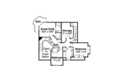 European Style House Plan - 4 Beds 3.5 Baths 3798 Sq/Ft Plan #124-530 