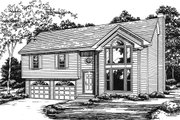 Contemporary Style House Plan - 3 Beds 2.5 Baths 1652 Sq/Ft Plan #30-189 