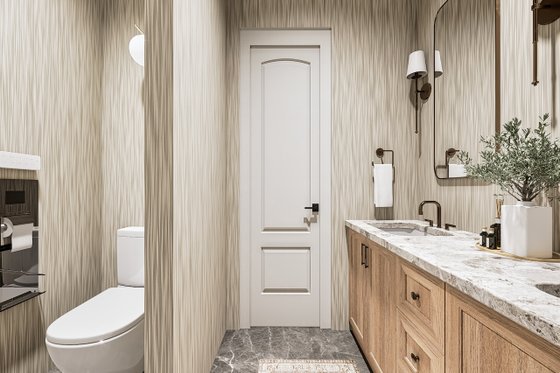 Interior - Master Bathroom 1 for Traditional House Plan #54-629 - 3 bed, 2 bath