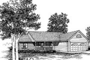 Ranch Style House Plan - 3 Beds 2 Baths 1205 Sq/Ft Plan #30-115 