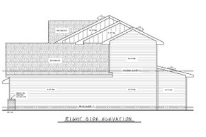 Exterior - Other Elevation 2 for Modern House Plan #20-2482 - 3 bed, 2.5 bath