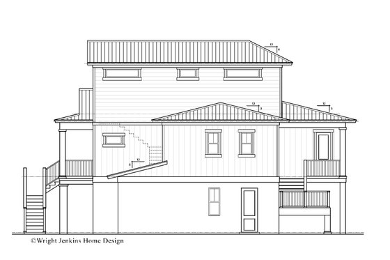 Exterior - Other Elevation 1 for Beach House Plan #938-126 - 4 bed, 3.5 bath