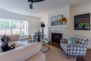 Interior - Family Room for Farmhouse House Plan #461-108 - 4 bed, 3.5 bath