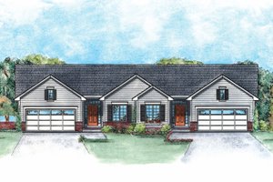 Traditional Exterior - Front Elevation Plan #20-1670