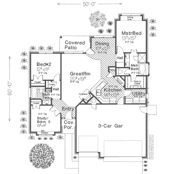Traditional Floor Plan - Main Floor Plan #310-287