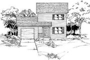 Traditional Style House Plan - 3 Beds 1 Baths 1000 Sq/Ft Plan #334-103 