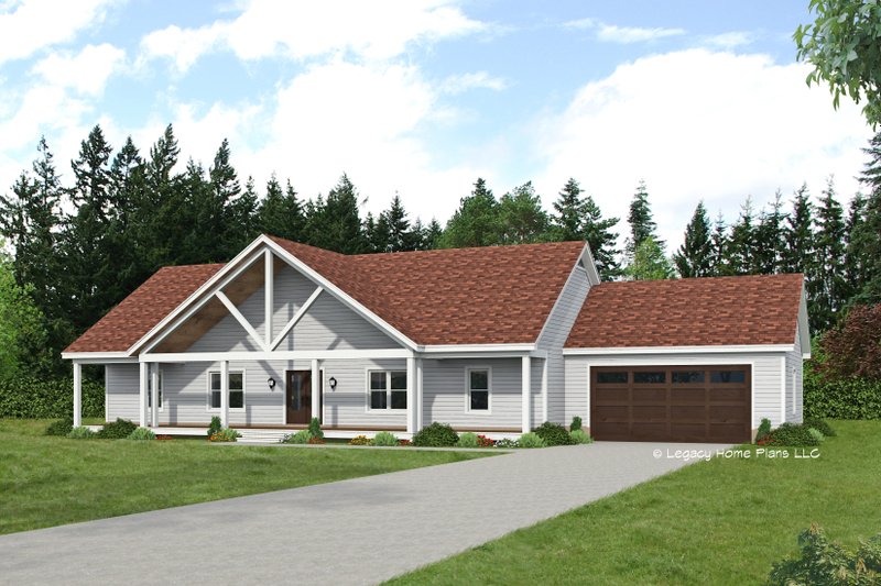 Dream House Plan - Southern Exterior - Front Elevation Plan #932-925