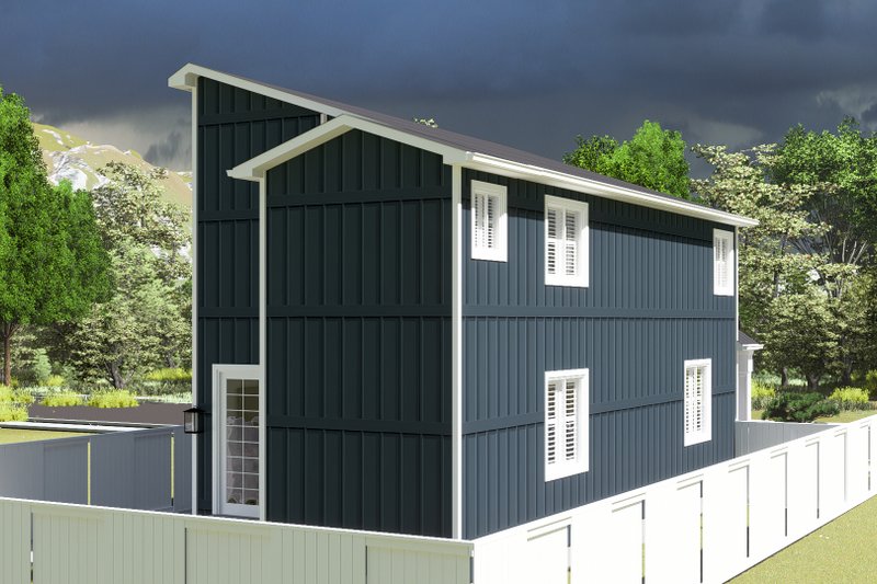 House Design - Exterior - Other Elevation 1 for Modern House Plan #1060-213 - 2 bed, 2.5 bath