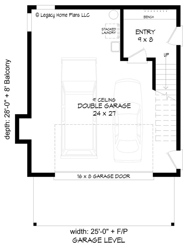 House Blueprint - Contemporary Floor Plan - Main Floor Plan #932-615