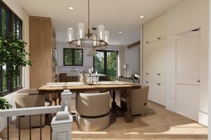 Interior - Dining Room for Farmhouse House Plan #23-2863 - 3 bed, 2 bath