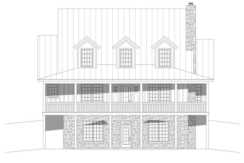Dream House Plan - Exterior - Front Elevation 3 for Traditional House Plan #932-454 - 3 bed, 3.5 bath