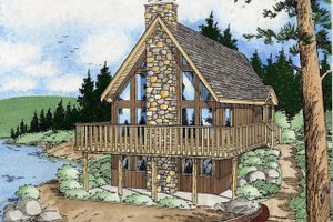 Exterior - Other Elevation for Cottage House Plan #126-109 - 3 bed, 2 bath