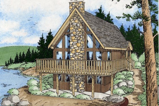 Exterior - Other Elevation for Cottage House Plan #126-109 - 3 bed, 2 bath