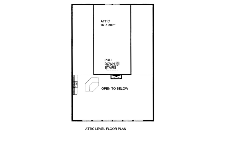 Architectural House Design - Floor Plan - Upper Floor for Bungalow House Plan #117-672 - 3 bed, 3 bath