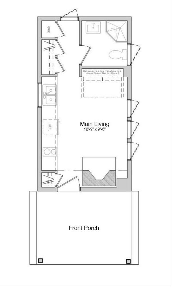 Modern Floor Plan - Main Floor Plan #914-2