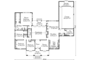 Southern Style House Plan - 4 Beds 2.5 Baths 2895 Sq/Ft Plan #406-214 