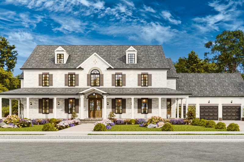 House Model Pattern Traditional Style House Plan - 6 Beds 4 Baths 6827 Sq/Ft Plan #54-720 ...