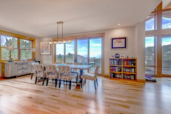 Interior - Dining Room for Modern House Plan #1042-20 - 4 bed, 4.5 bath