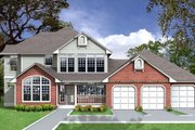 Traditional Style House Plan - 4 Beds 2.5 Baths 3384 Sq/Ft Plan #100-461 
