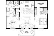 Farmhouse Style House Plan - 2 Beds 2 Baths 988 Sq/Ft Plan #126-236 