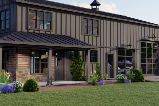 Exterior - Other Elevation 2 for Barndominium House Plan #1064-149 - 3 bed, 2.5 bath