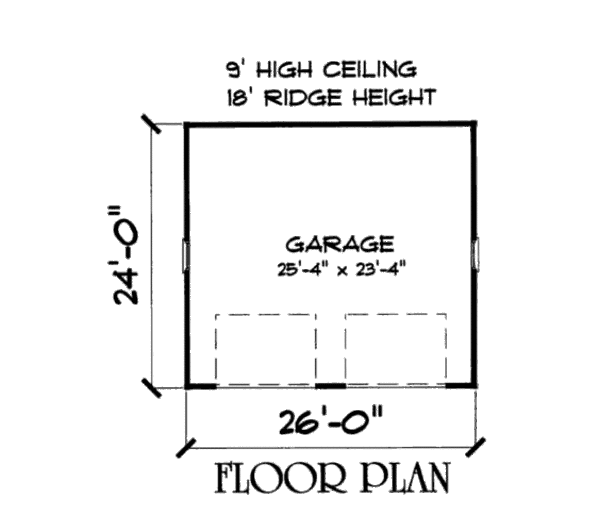 Traditional Floor Plan - Main Floor Plan #75-206
