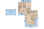 Farmhouse Style House Plan - 6 Beds 6.5 Baths 4696 Sq/Ft Plan #923-241 