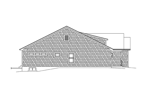 Exterior - Other Elevation for Cottage House Plan #57-625 - 3 bed, 2 bath