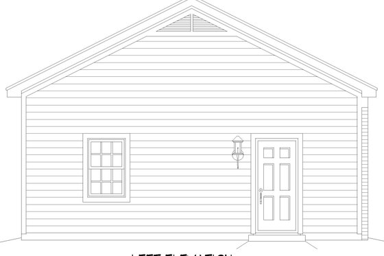 Exterior - Other Elevation for Traditional House Plan #932-731, 0 bath