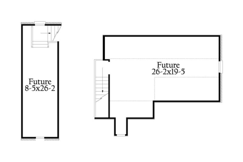 Dream House Plan - Floor Plan - Other Floor 1 for Southern House Plan #406-171 - 3 bed, 2 bath