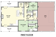 Barndominium Style House Plan - 6 Beds 4 Baths 3820 Sq/Ft Plan #1092-50 