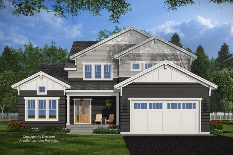 Dream House Plan - Exterior - Front Elevation 4 for Bungalow House Plan #51-1426 - 4 bed, 3.5 bath