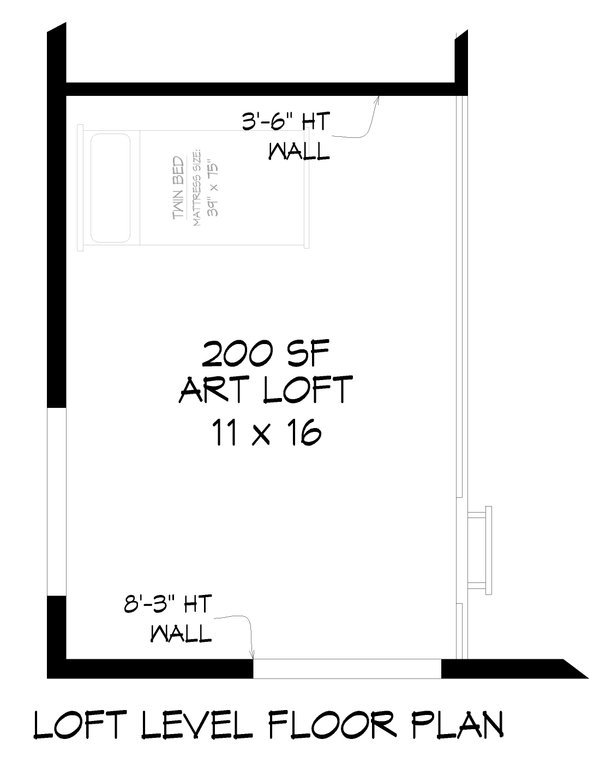 Home Plan - Modern Floor Plan - Upper Floor Plan #932-720
